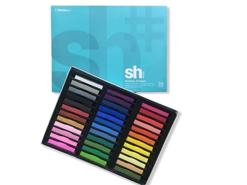 Shinhan Art Soft Pastel 36 Renk Tam Boy (Large) Pastel Boya