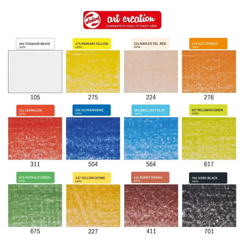 Talens Art Creation Profesyonel Kuru Boya Kalemi Seti 12 Renk