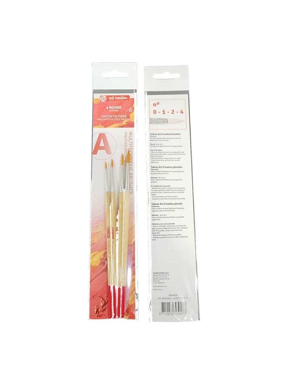Talens Art Creation  Brushset Multipu. 4 Lü Set A