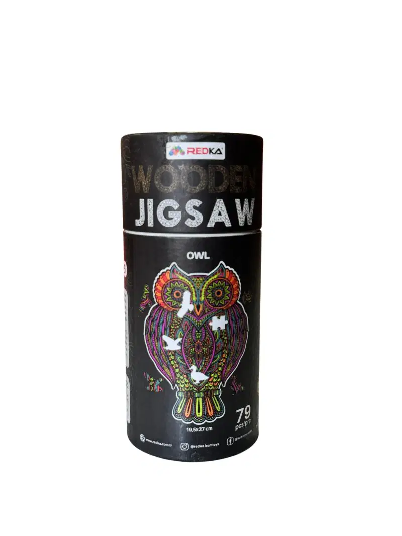 Redka Wooden Jigsaw Owl (Ahşap Puzzle)