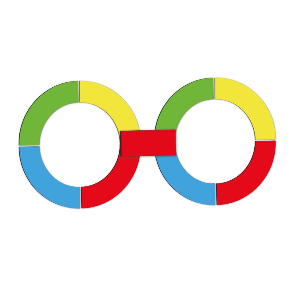 Redka Pangram Çubuklar Ve Halkalar