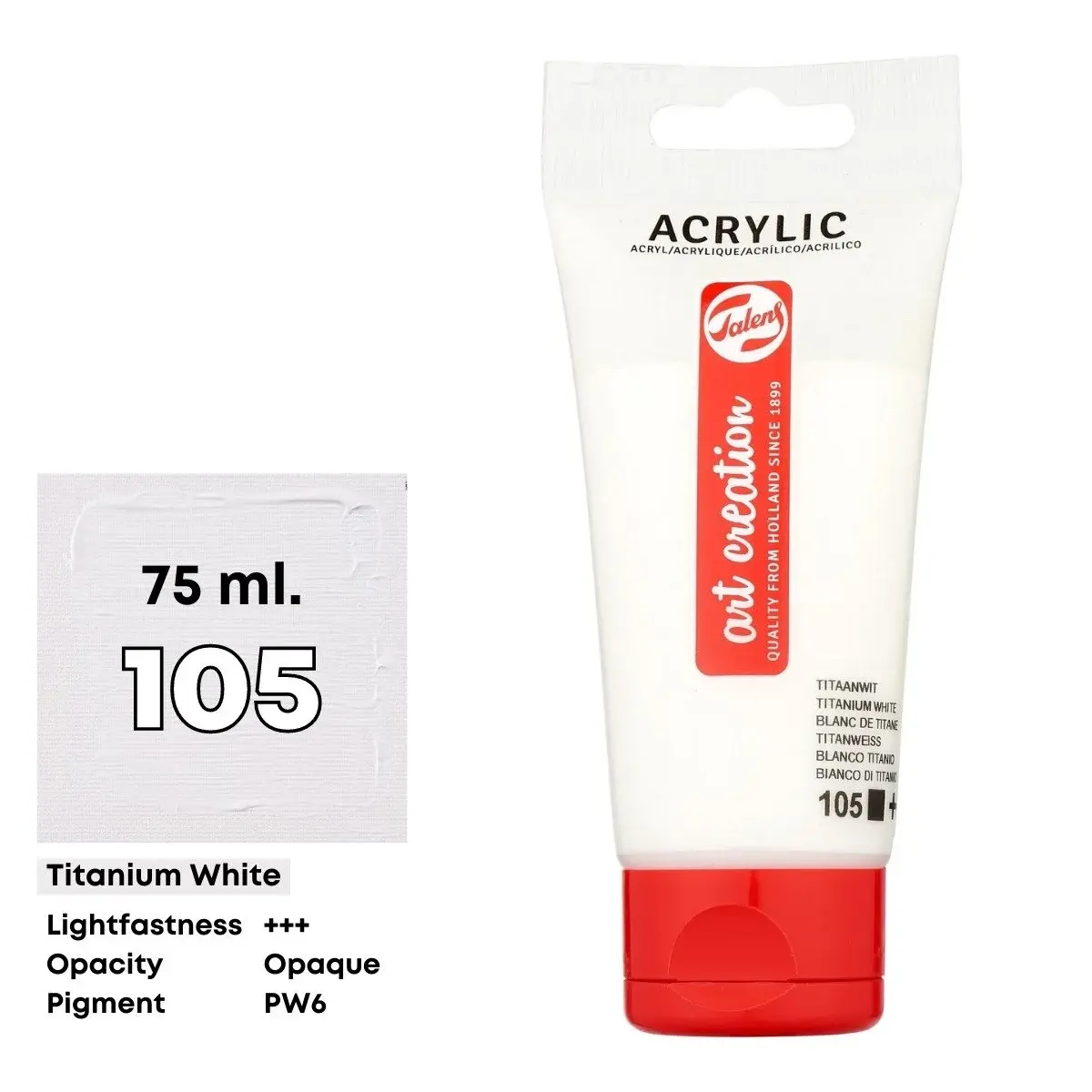 Art Creation Akrilik Boya 75ml 105 Titanium White