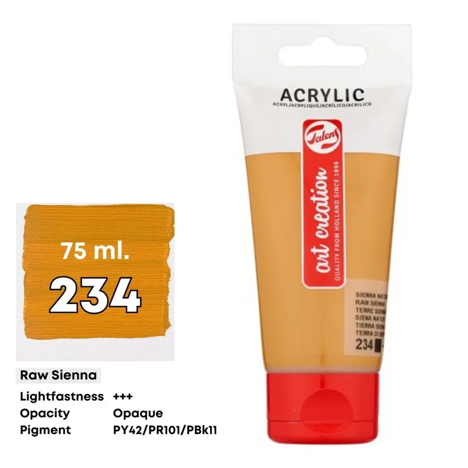 Talens Art Creation Akrilik Boya 75 ml Raw Sienna 234