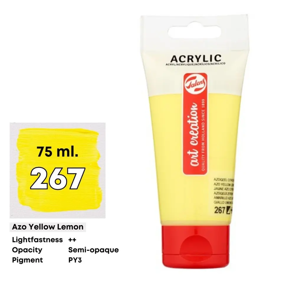 Talens Art Creation Akrilik Boya 75 ml Azo Yellow Lemon 267