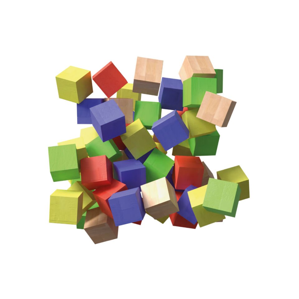 Redka Wooden Cube Blocks