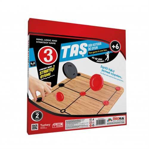 Redka 9 Taş 3 taş (Dokuz Taş / Üç Taş)