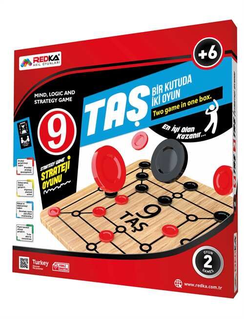 Redka 9 Taş 3 taş (Dokuz Taş / Üç Taş)