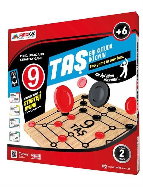 Redka 9 Taş 3 taş (Dokuz Taş / Üç Taş)