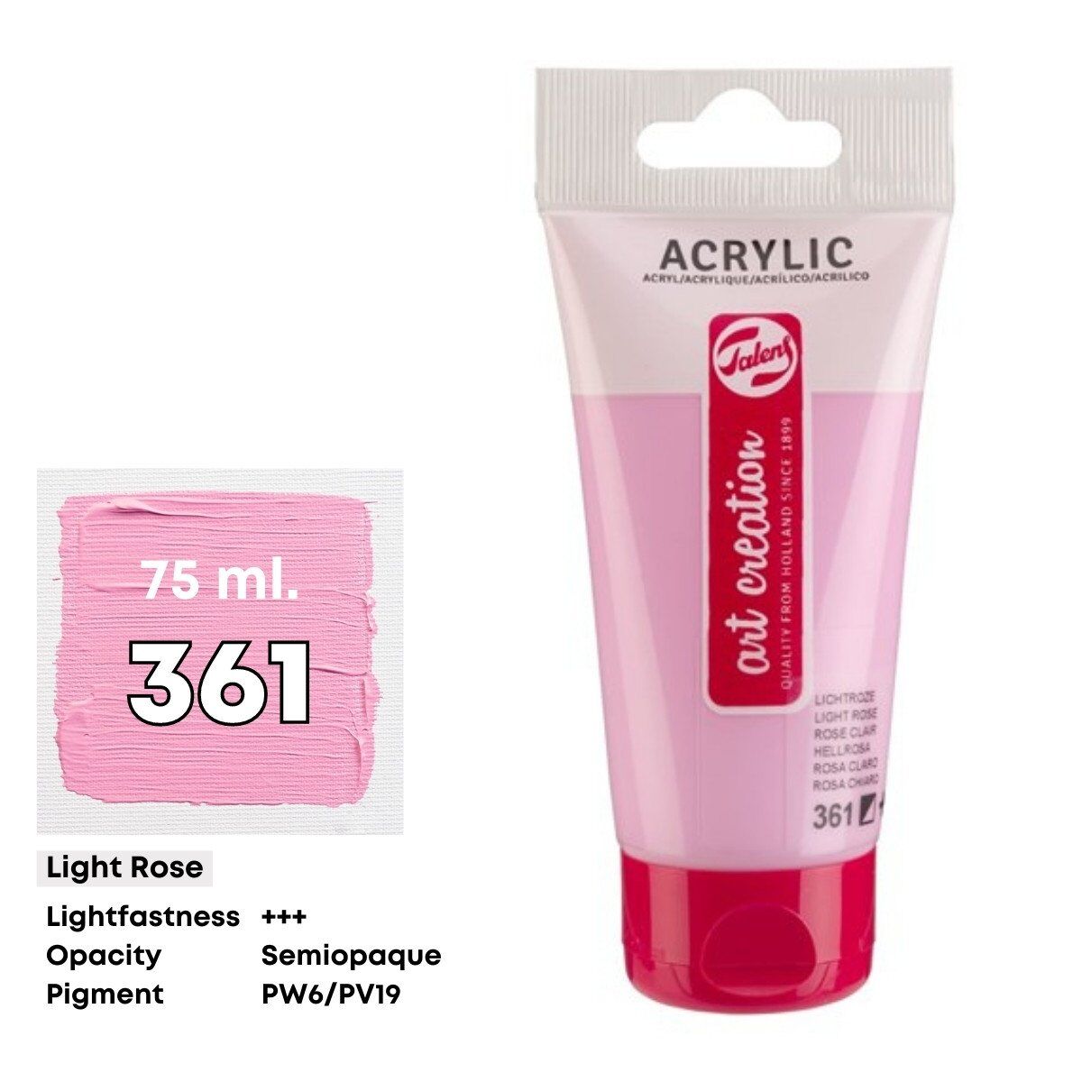 Talens Art Creation Akrilik Boya 75 ml Light Rose 361