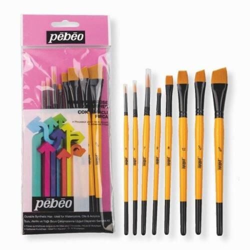Pebeo 8'Li Fırça Seti Set 6