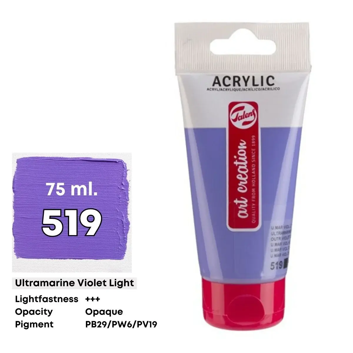 Talens Art Creation Akrilik Boya 75 ml Ultramarine Violet Light 519