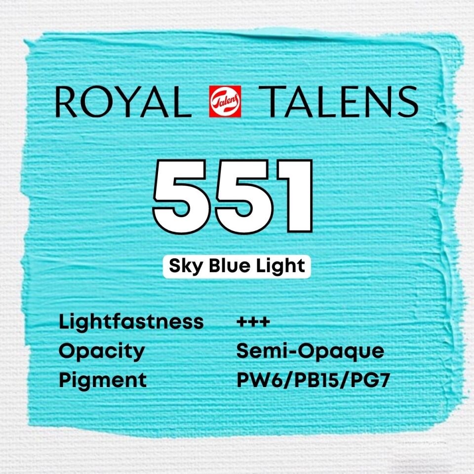 Talens Art Creation Akrilik Boya 75 ml Sky Blue Light 551