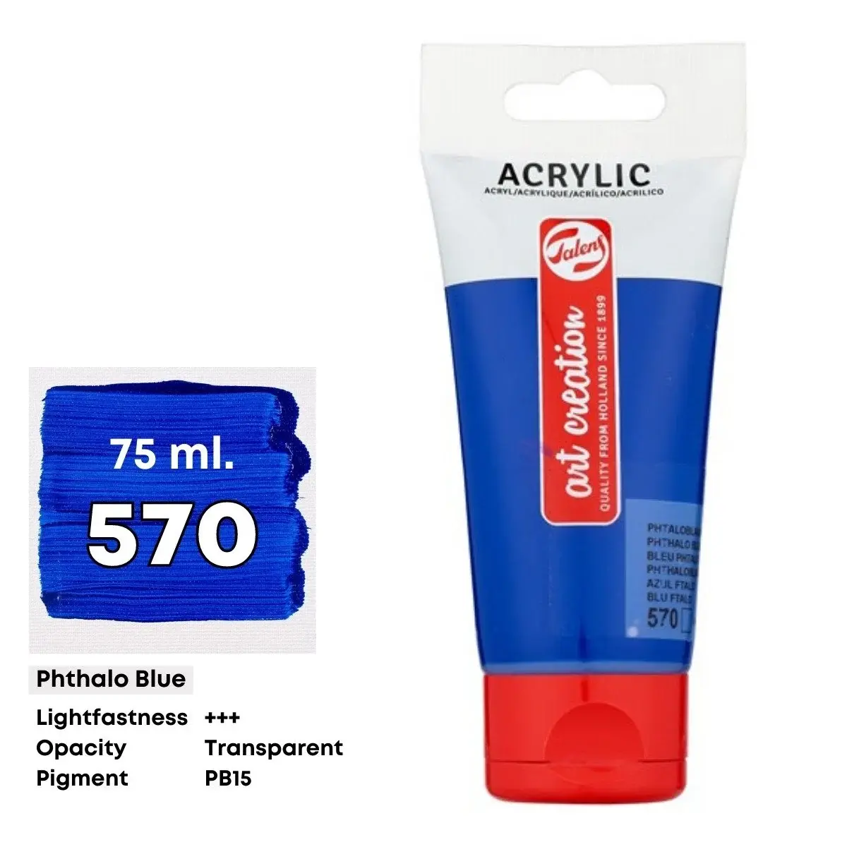 Talens Art Creation Akrilik Boya 75 ml Phthalo Blue 570