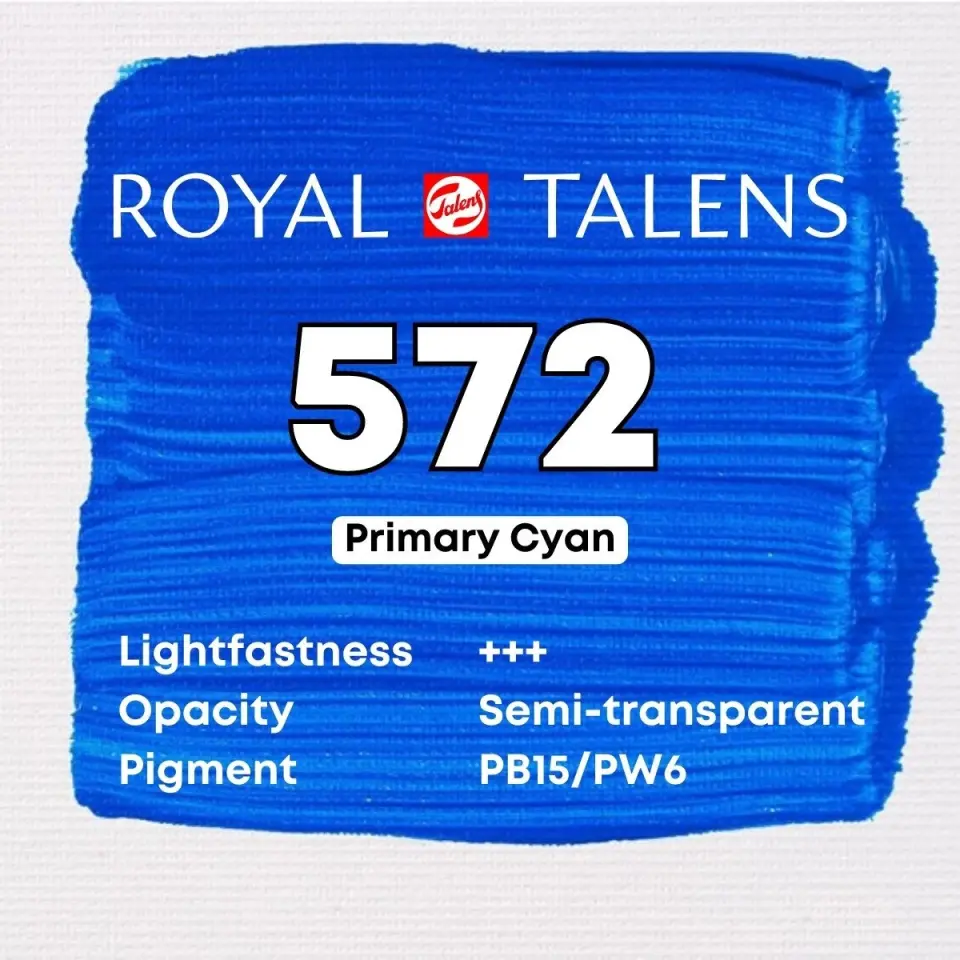 Talens Art Creation Akrilik Boya 75 ml Primary Cyan 572