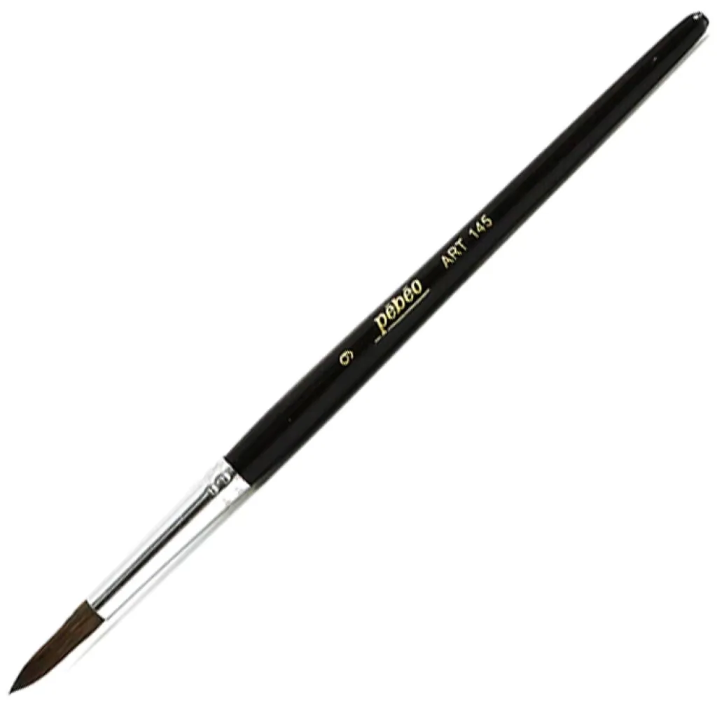 Pebeo 145 Seri Midilli Kılı Suluboya Fırçası No:9