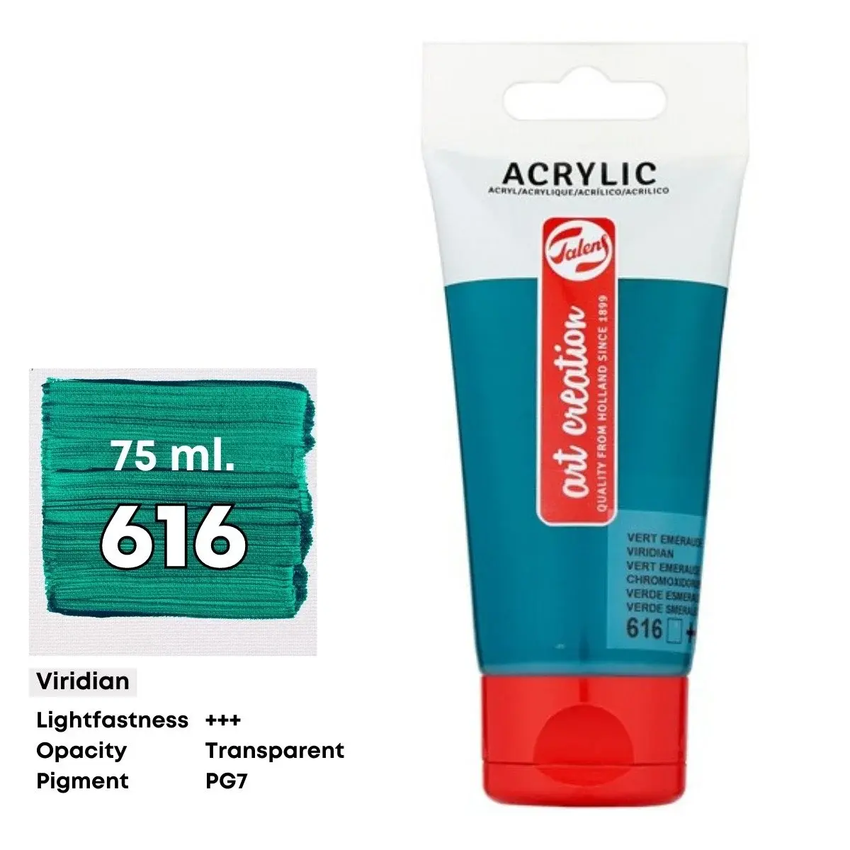 Talens Art Creation Akrilik Boya 75 ml Viridian 616