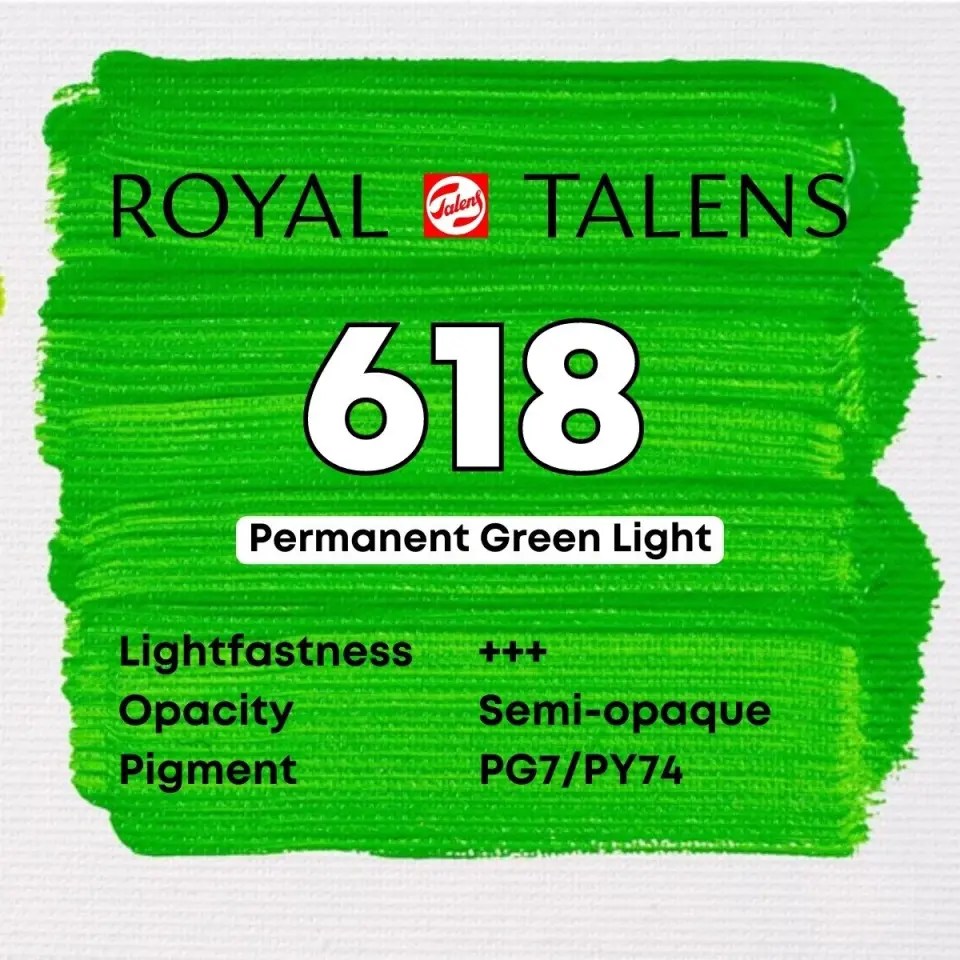 Talens Art Creation Akrilik Boya 75 ml Permanent Green Light 618