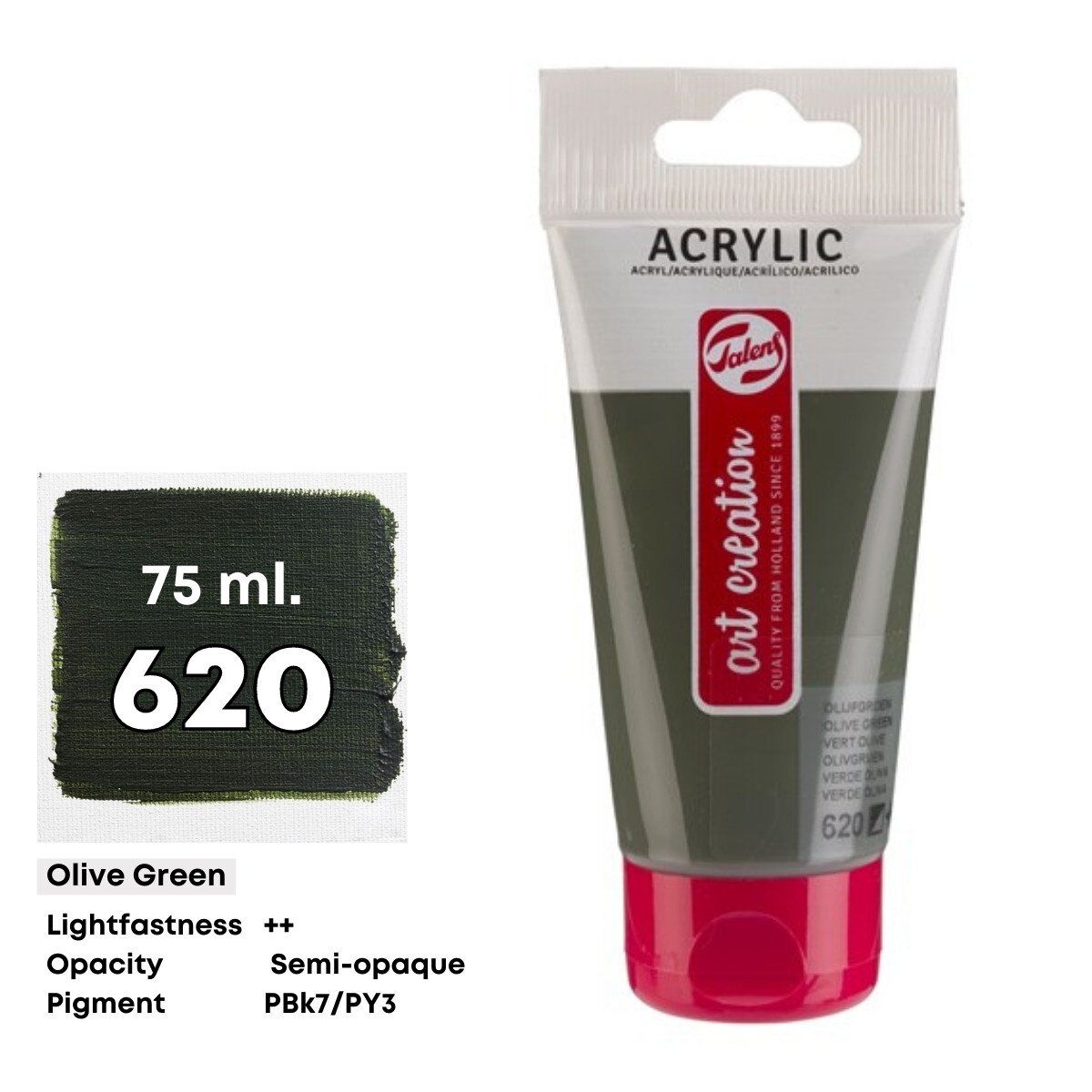 Talens Art Creation Akrilik Boya 75 ml Olive Green 620
