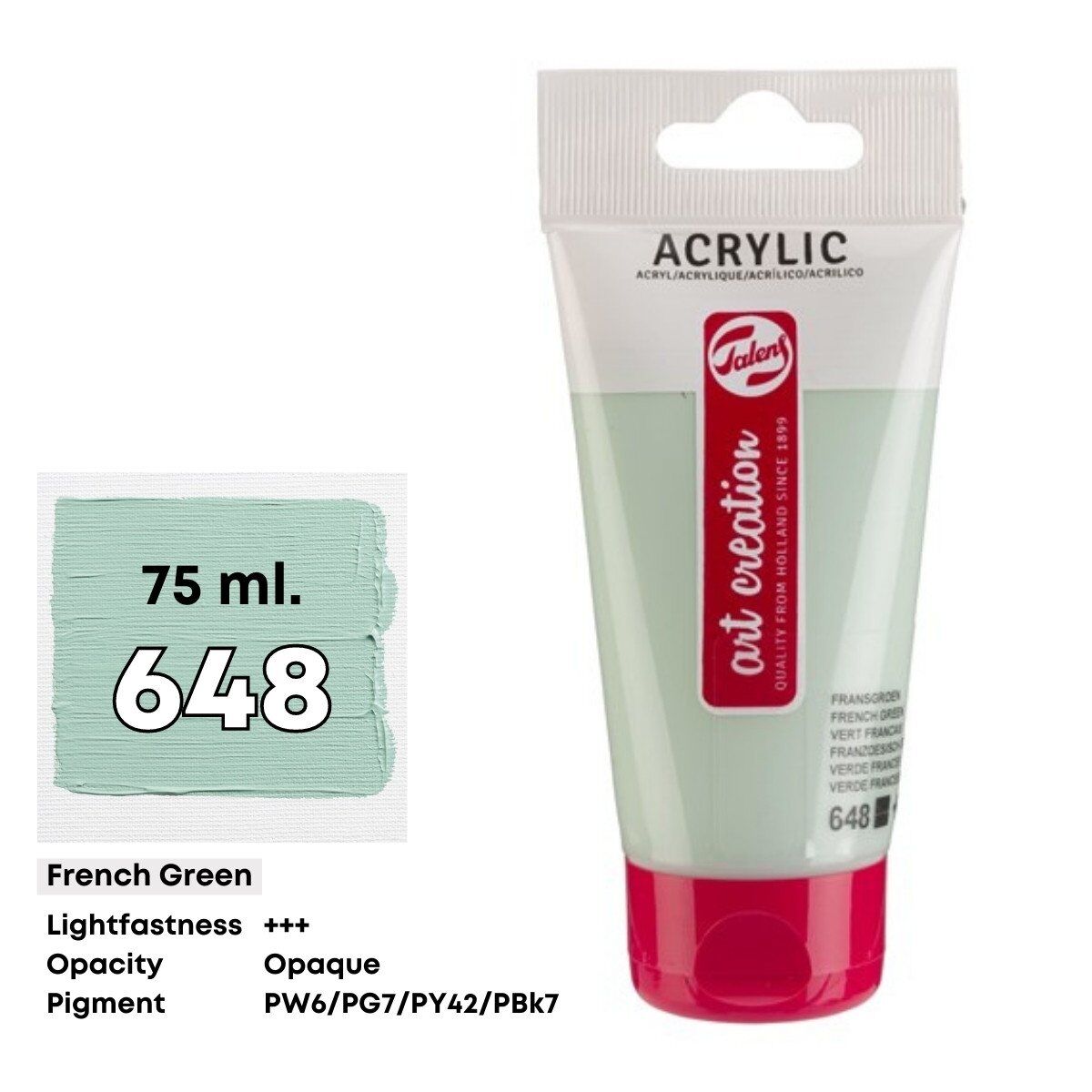 Talens Art Creation Akrilik Boya 75 ml French Green 648