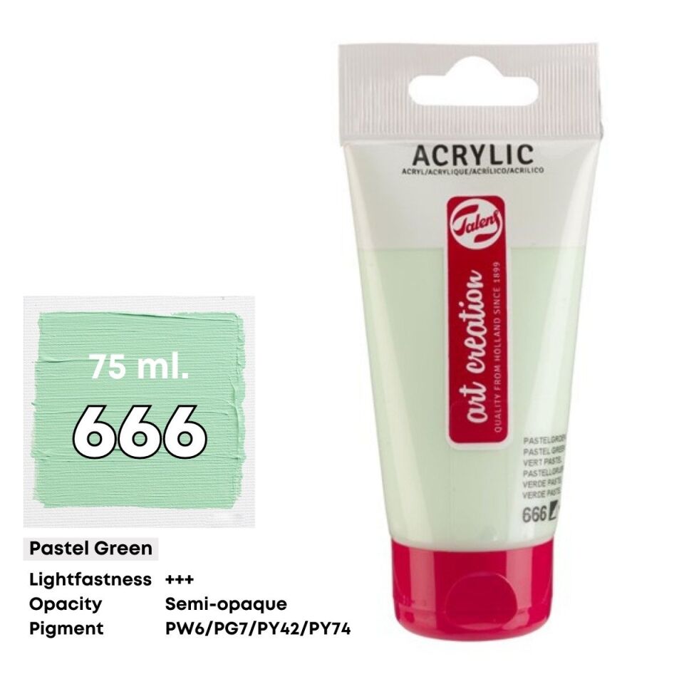 Talens Art Creation Akrilik Boya 75 ml Pastel Green 666