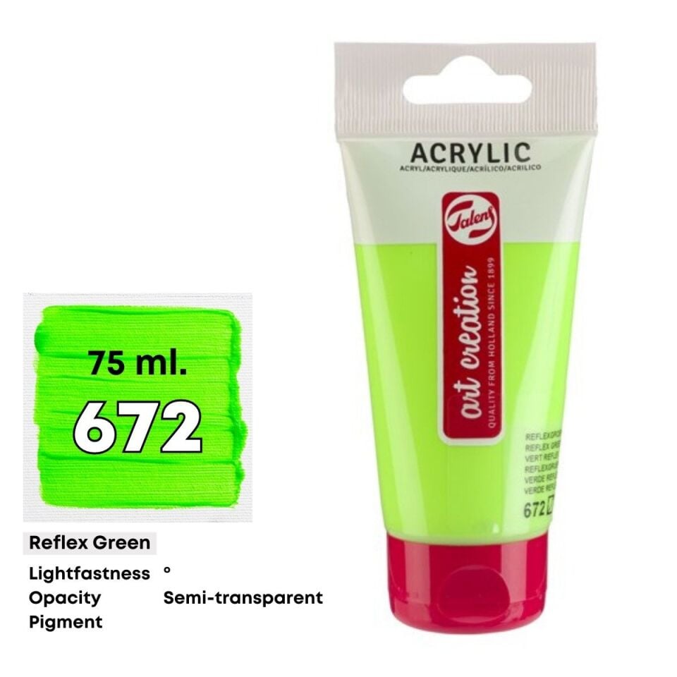 Talens Art Creation Akrilik Boya 75 ml Reflex Green 672