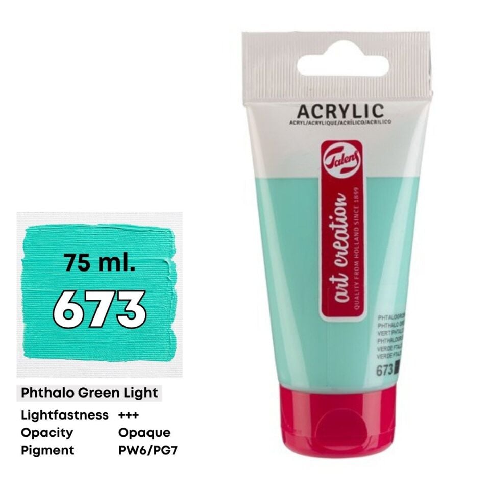 Talens Art Creation Akrilik Boya 75 ml Phthalo Green Light 673