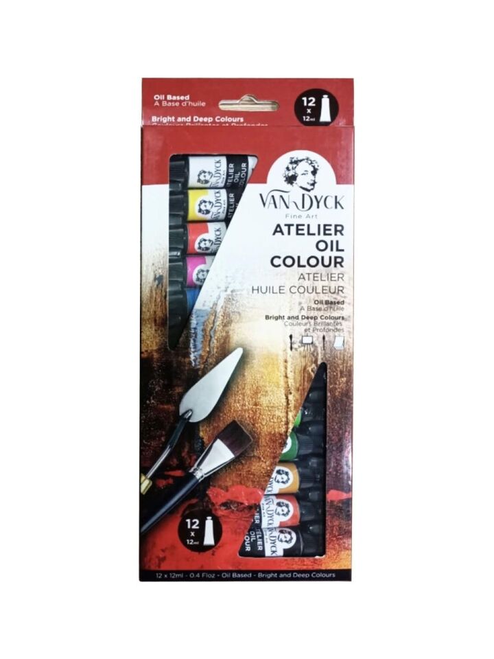 Van Dyck Atelier Yağlı Boya Seti 12ml 12li