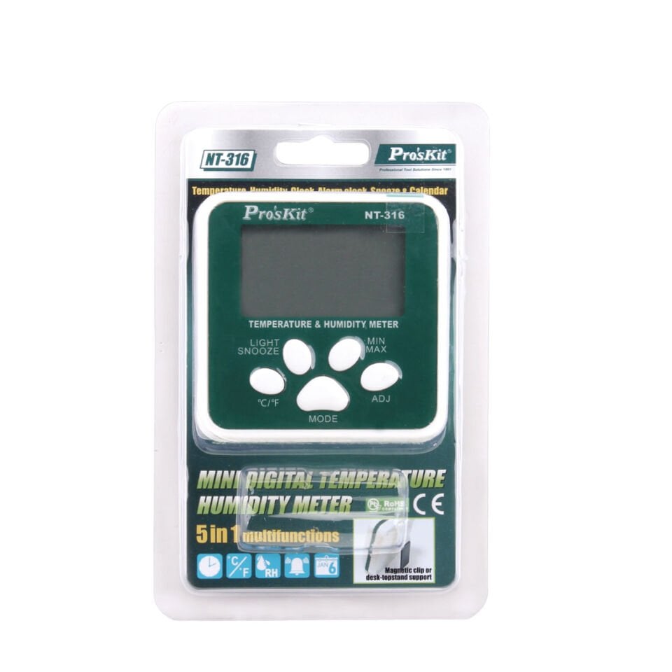 Proskit NT-316 Mini Sıcaklık Nem Ölçer