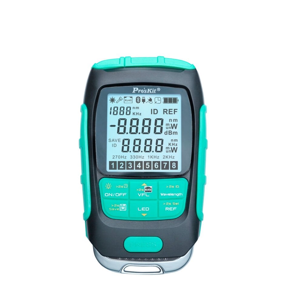 Proskit MT-7616 Fiber Optik Güç Ölçer Kablo Test Cihazı