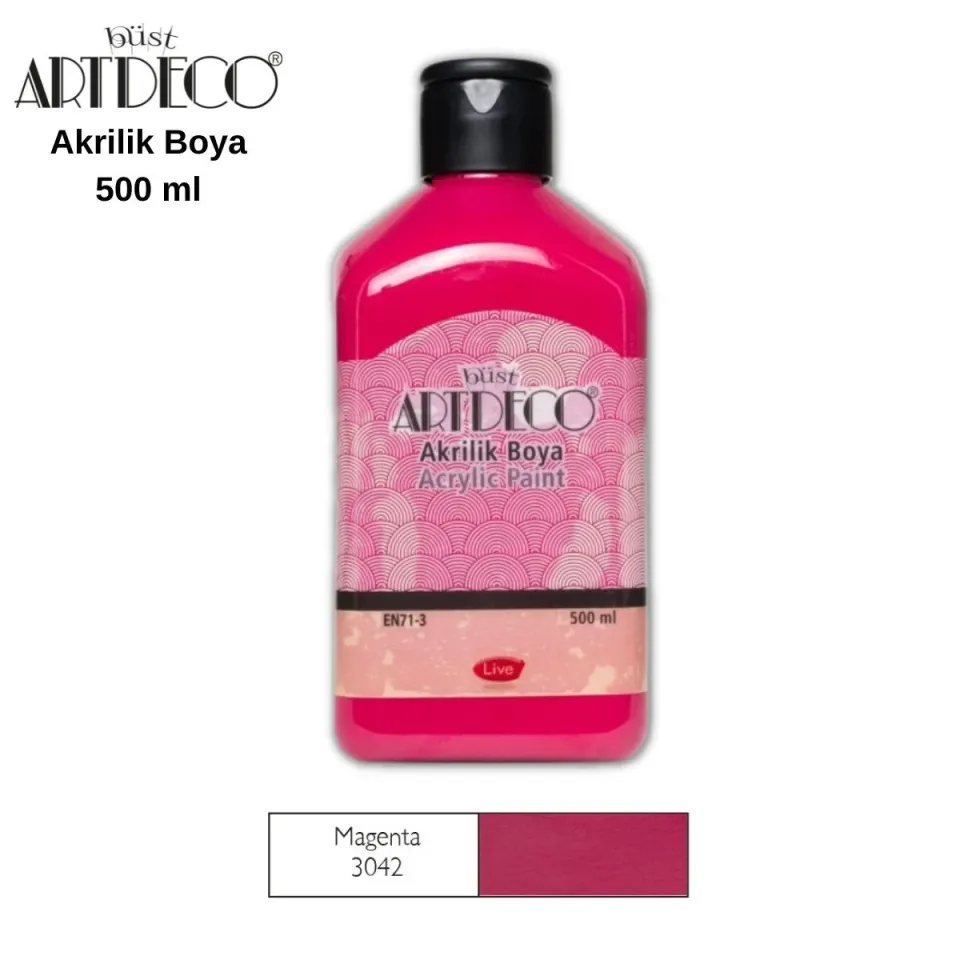 Artdeco Akrilik Boya 500ml 3042 Magenta