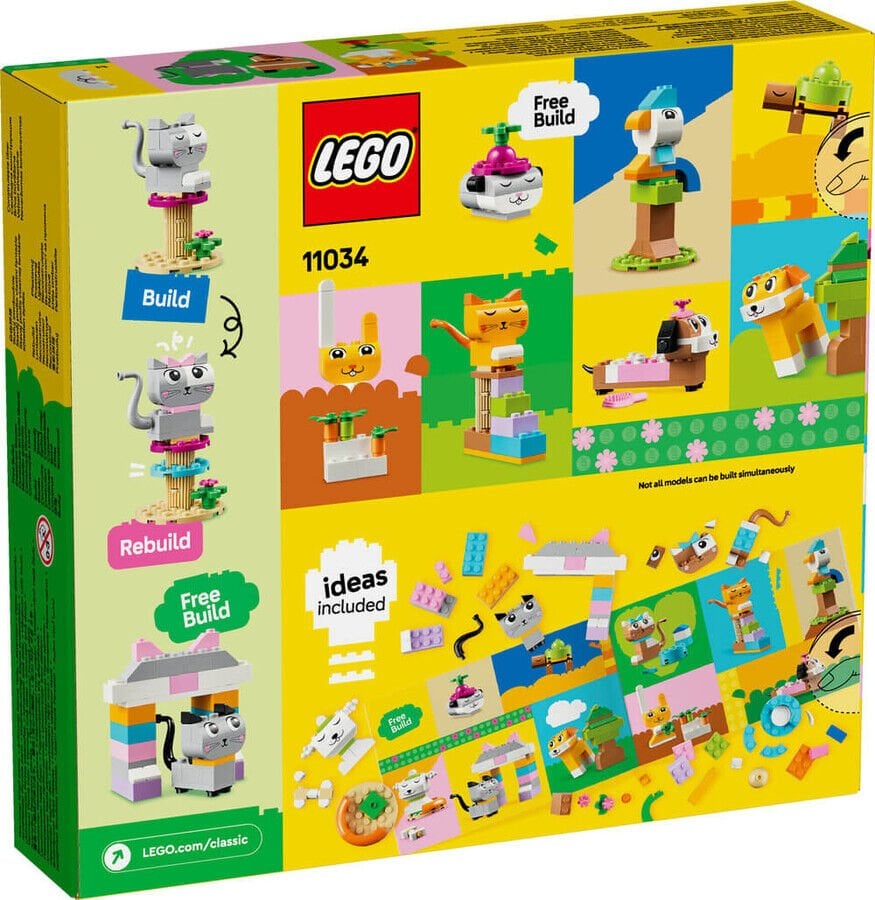 LEGO® Classic 11034 Yaratıcı Evcil Hayvanlar 450 Parça