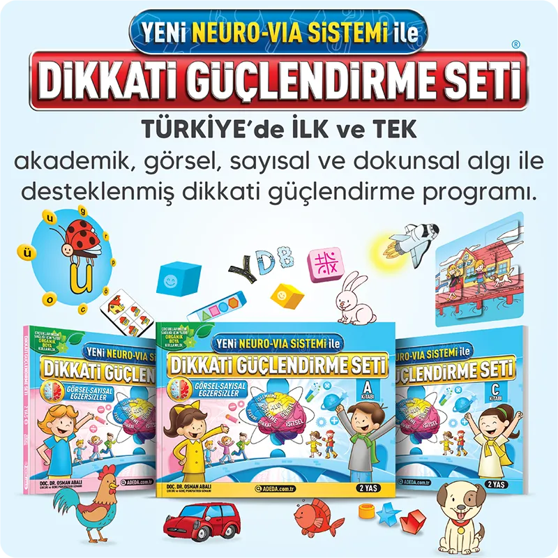 Dikkati Güçlendirme Seti 2 Yaş