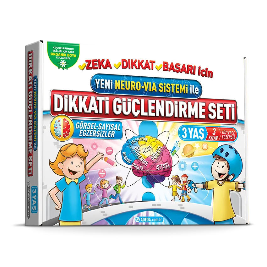 Dikkati Güçlendirme Seti 3 Yaş
