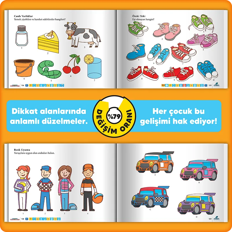 Dikkati Güçlendirme Seti 3 Yaş