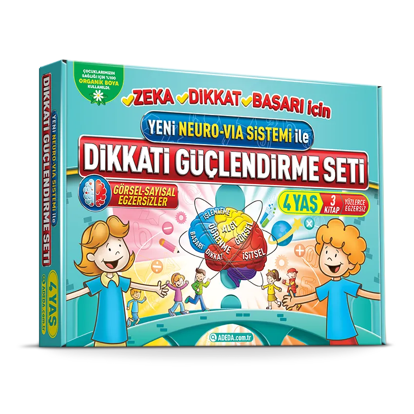 Dikkati Güçlendirme Seti 4 Yaş