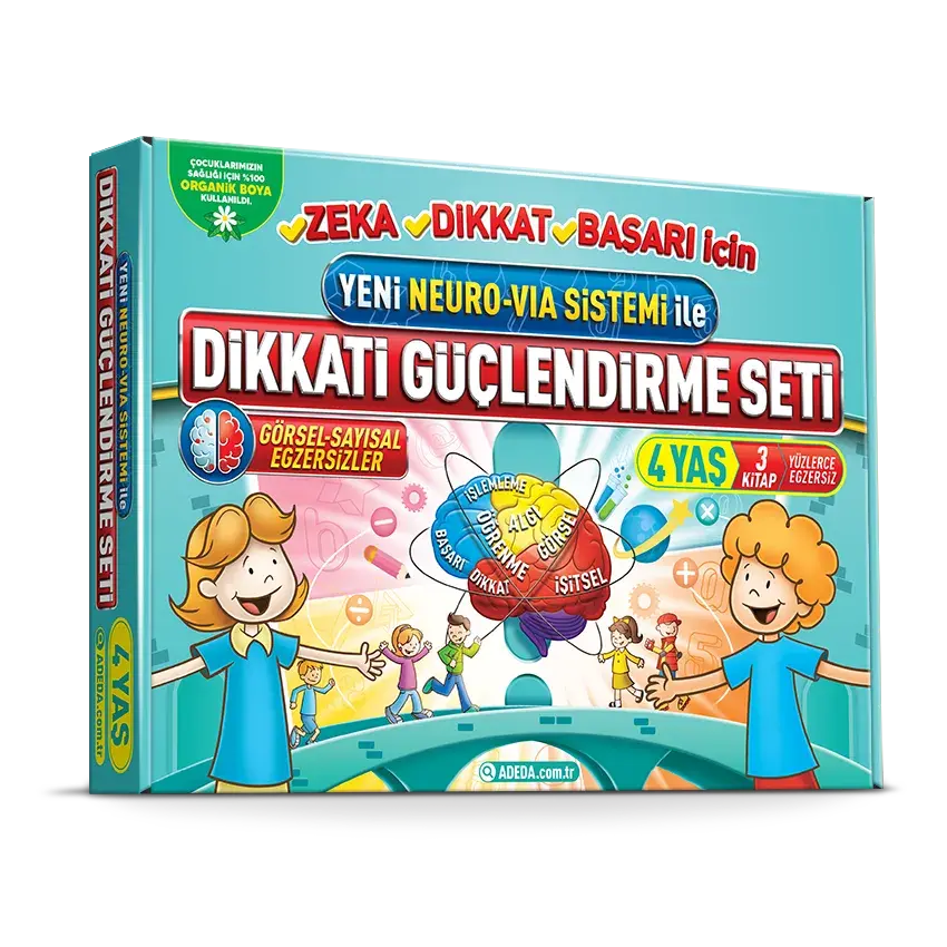Dikkati Güçlendirme Seti 4 Yaş