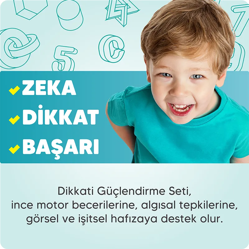 Dikkati Güçlendirme Seti 4 Yaş