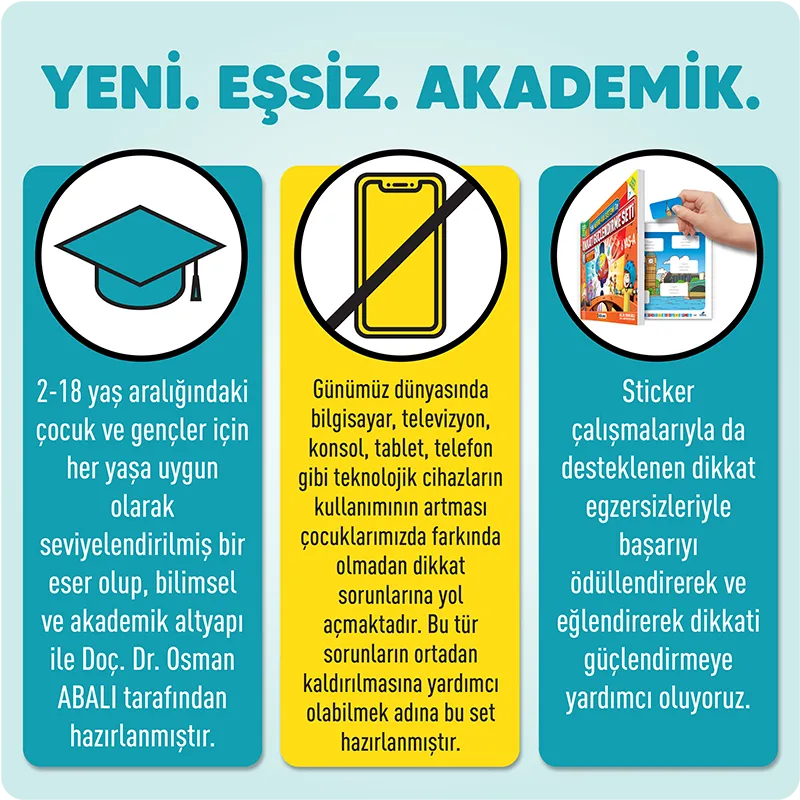 Dikkati Güçlendirme Seti 4 Yaş