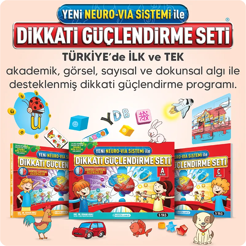 Dikkati Güçlendirme Seti 5 Yaş