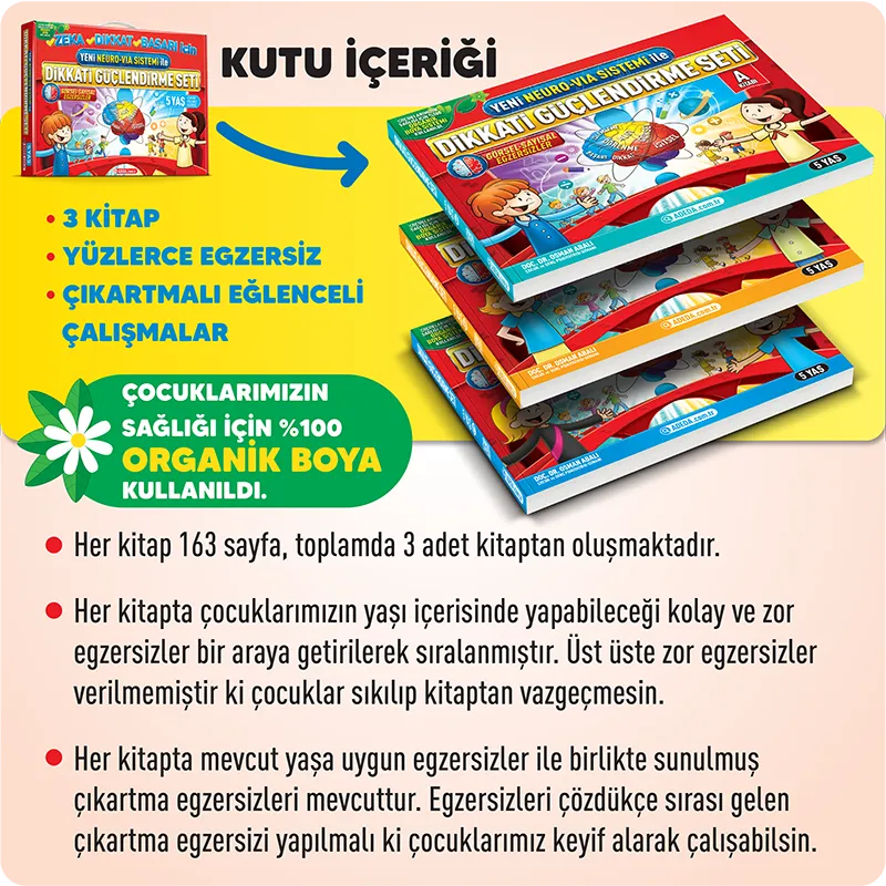 Dikkati Güçlendirme Seti 5 Yaş