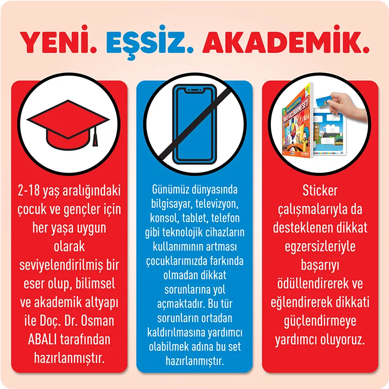 Dikkati Güçlendirme Seti 5 Yaş