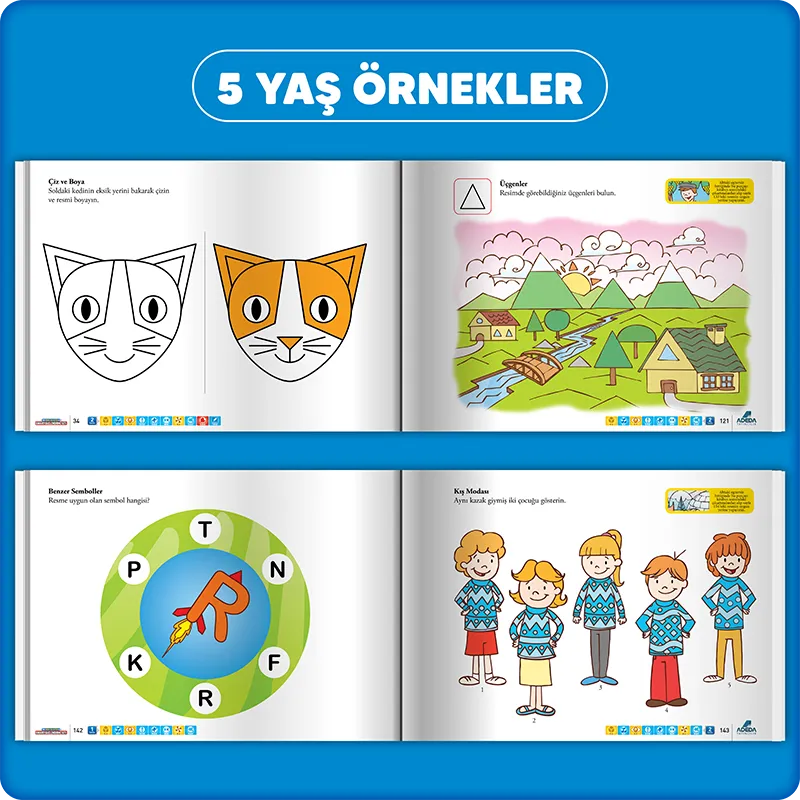 Dikkati Güçlendirme Seti 5 Yaş