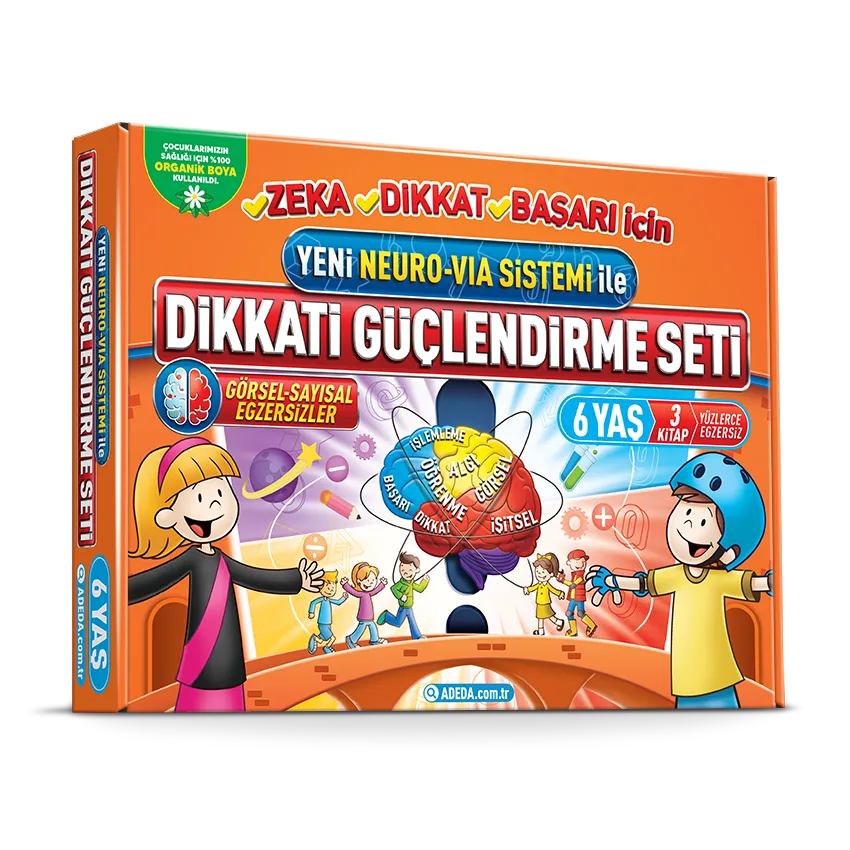 Dikkati Güçlendirme Seti 6 Yaş