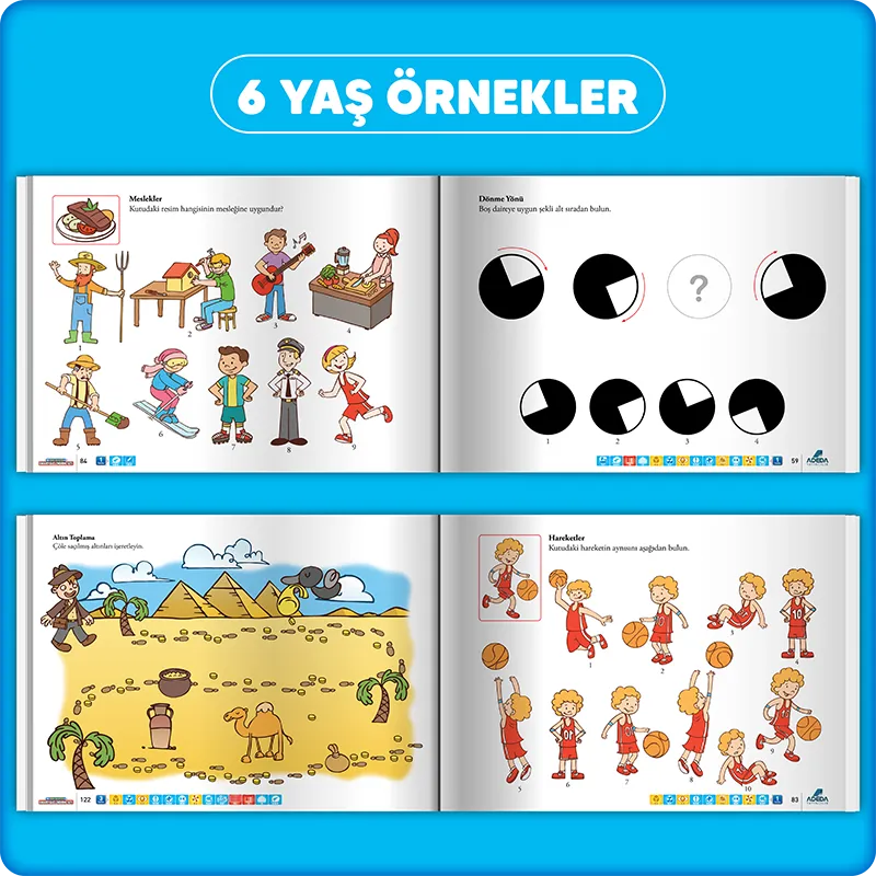 Dikkati Güçlendirme Seti 6 Yaş