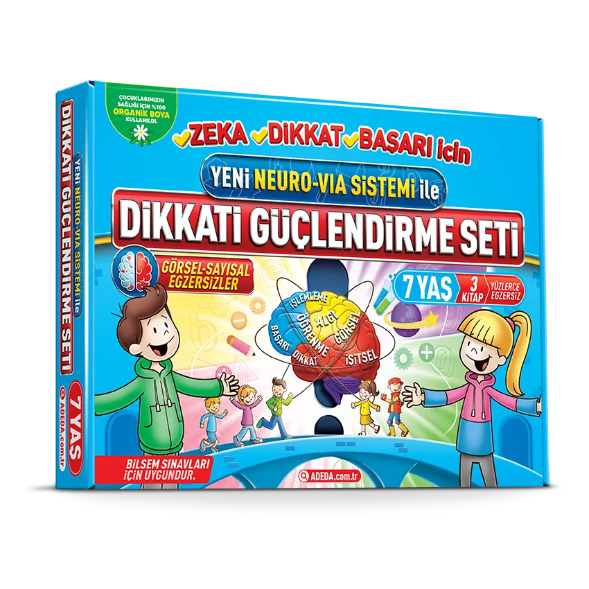 Dikkati Güçlendirme Seti 7 Yaş