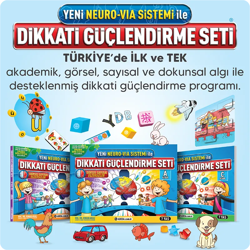 Dikkati Güçlendirme Seti 7 Yaş