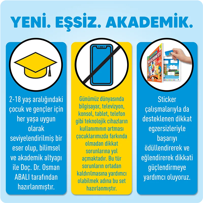 Dikkati Güçlendirme Seti 7 Yaş