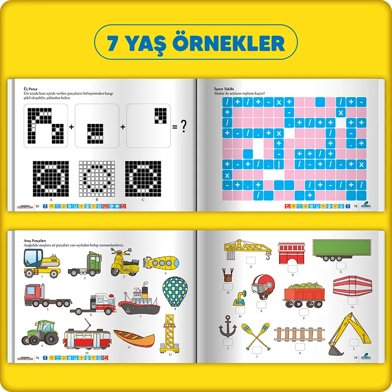 Dikkati Güçlendirme Seti 7 Yaş