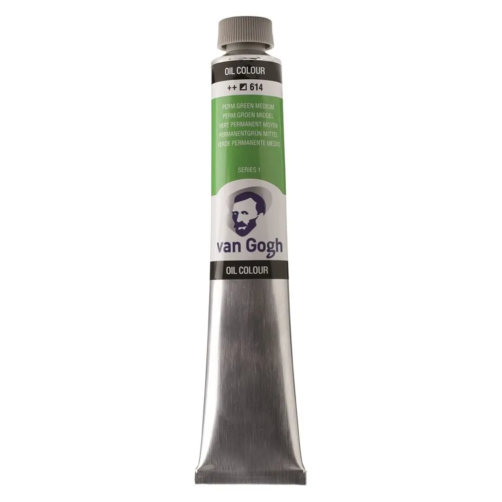 Talens Van Gogh Yağlı Boya 200 ml 614 Permanent Green Medium