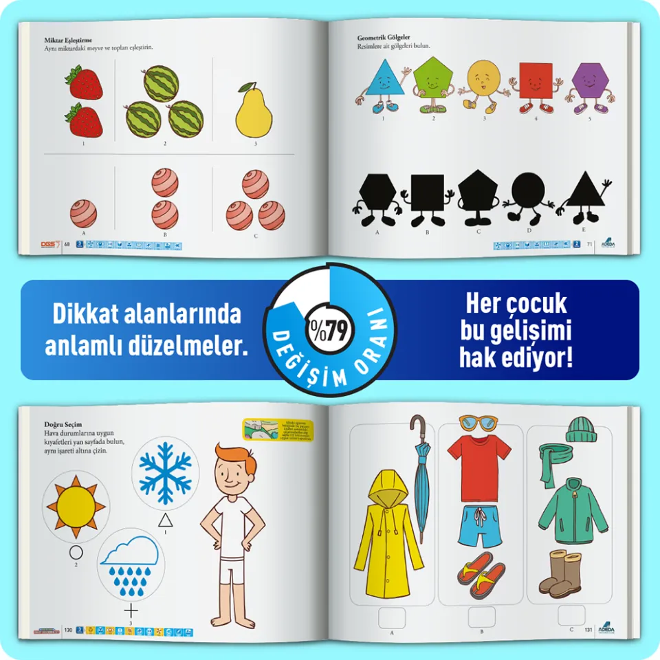 Dikkat Güçlendirme Seti Mixt 4-5 Yaş